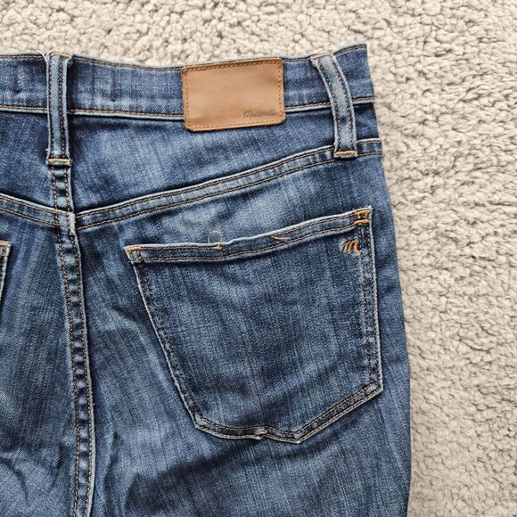 Madewell Jeans‎ Womens Size 27T Blue Denim 10" High-Rise Skinny - Picture 9 of 15